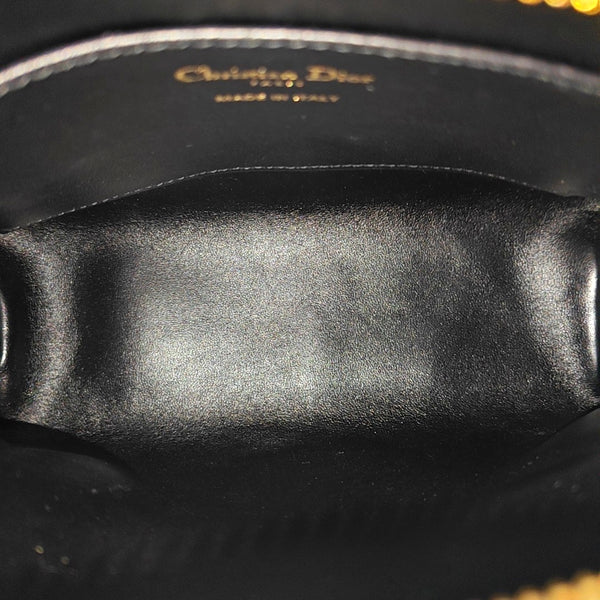 Miss Caro Mini Cannage Lambskin Black