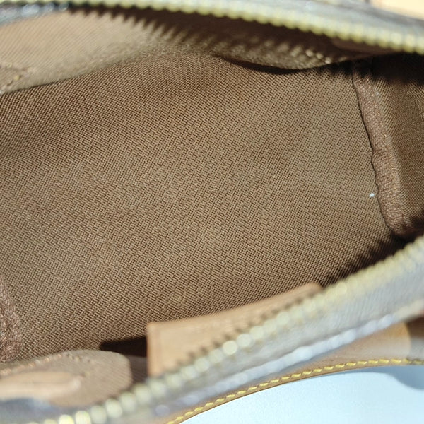 SPEEDY Nano Monogram Coated Canvas Brown
