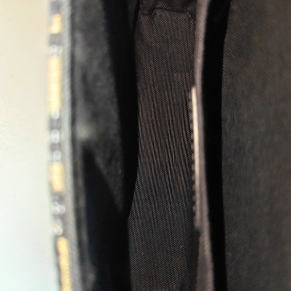 30 Montaigne Mini Oblique Canvas Blue