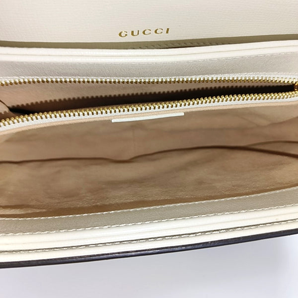 Horsebit 1955 Small Monogram Coated Canvas Beige