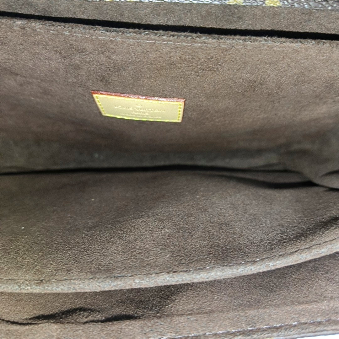 MÉTIS MM Monogram Coated Canvas Brown