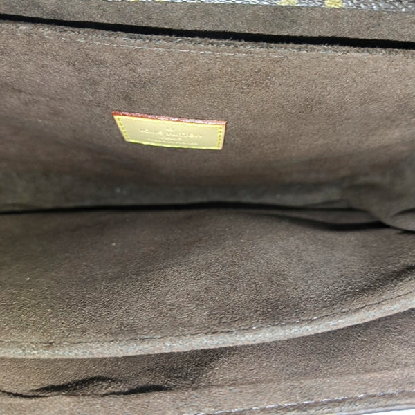 MÉTIS MM Monogram Coated Canvas Brown