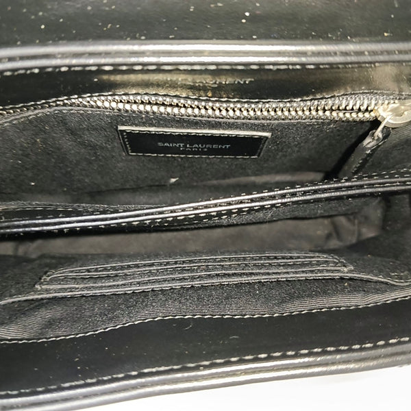 LOULOU Extra Small Chevron Calfskin Black