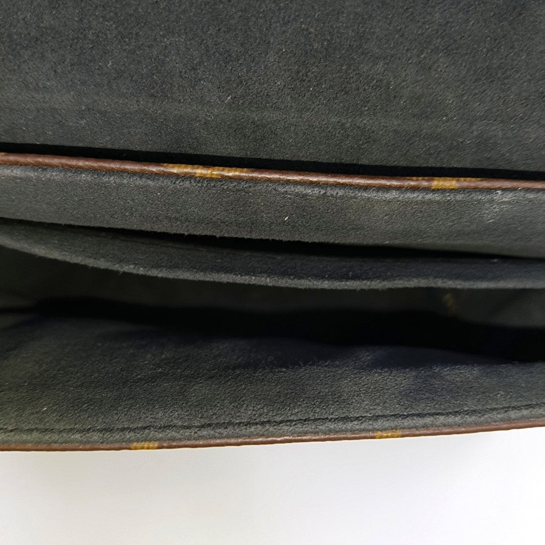 LOCKY BB Monogram Coated Canvas Brown