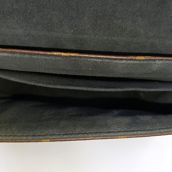 LOCKY BB Monogram Coated Canvas Brown