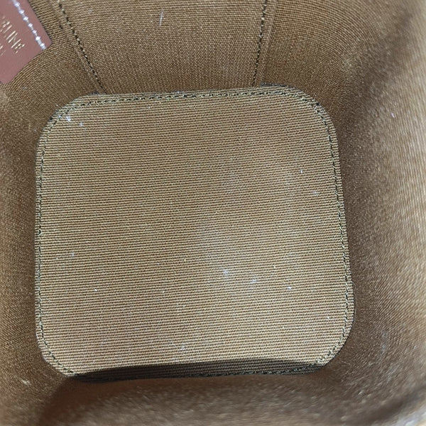 Coated Canvas Shoulder Bag Black