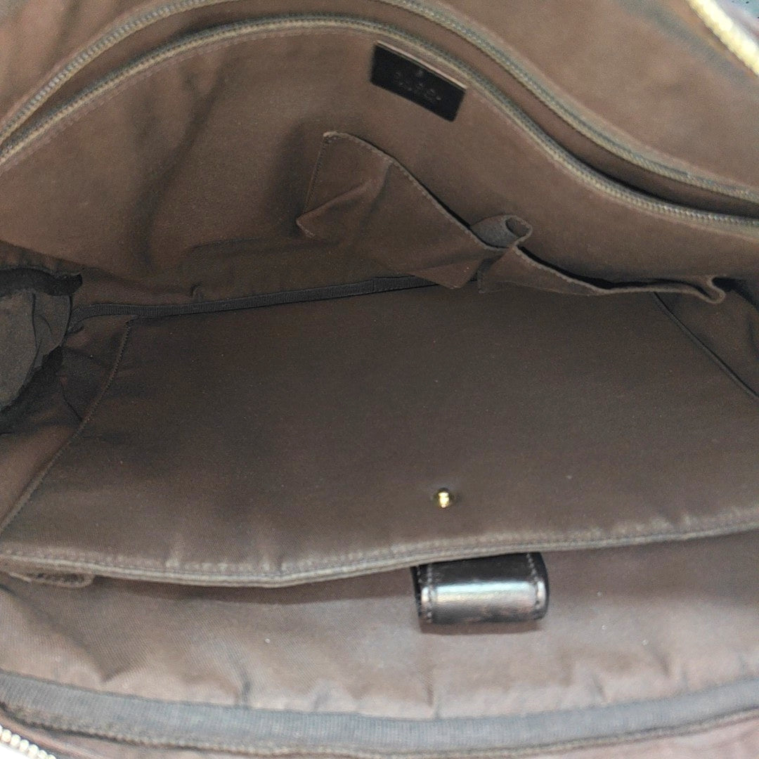 Calfskin Shoulder Bag Brown