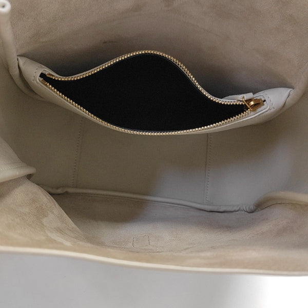 LE 5 À 7 Small Calfskin White