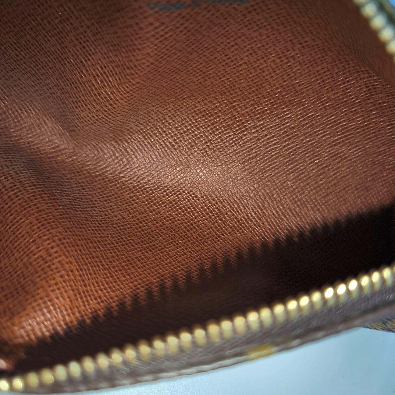 PAPILLON Mini Monogram Coated Canvas Brown