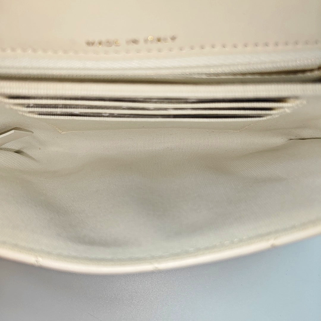 WOC Quilted Calfskin White
