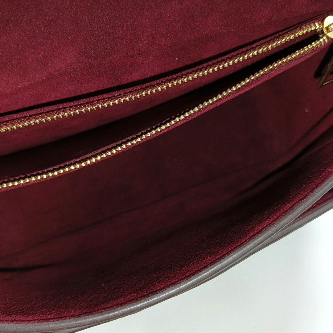 PASSY Monogram Coated Canvas Brown