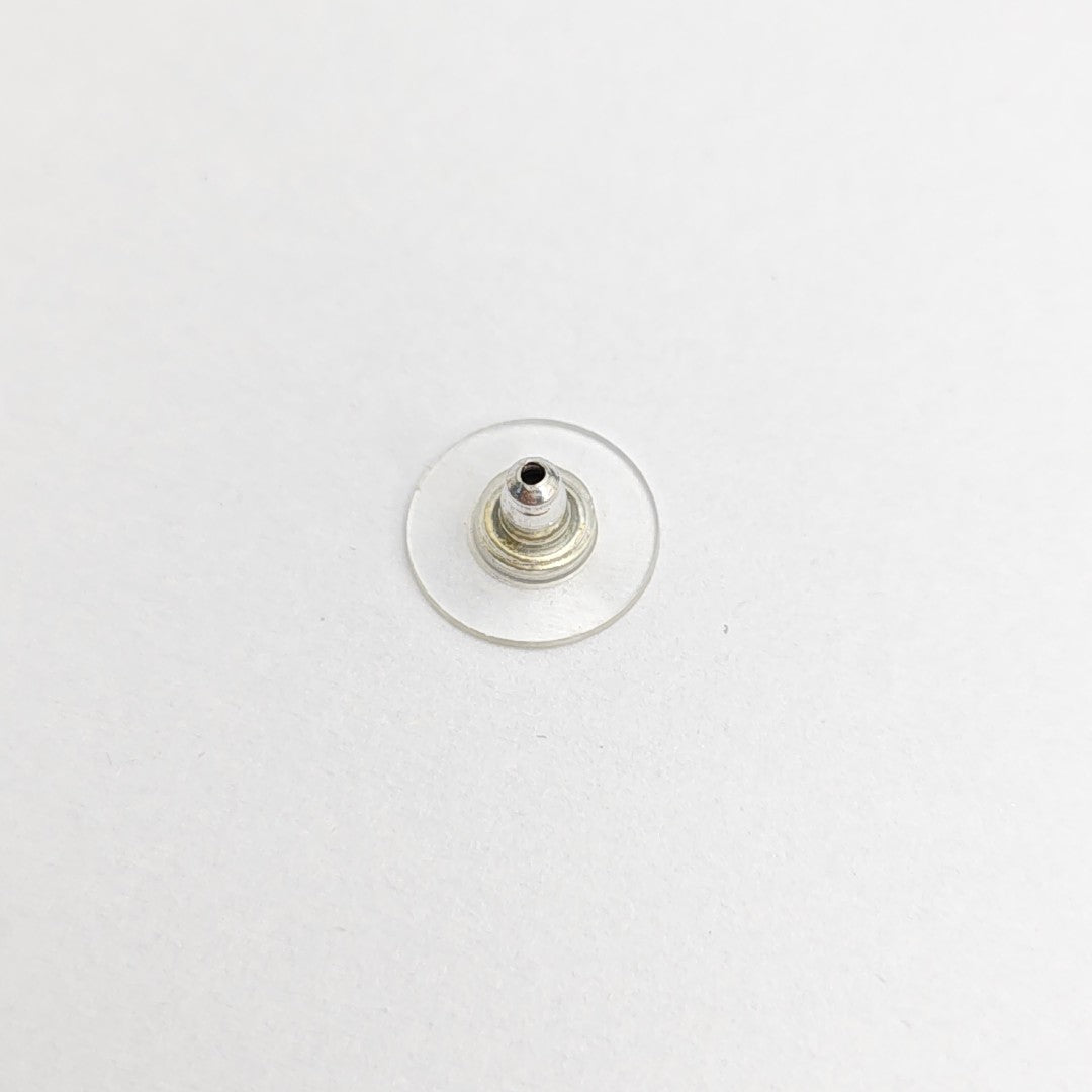 Metal Black Stud Earrings