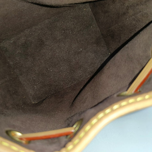 NOÉ Nano Monogram Coated Canvas Brown