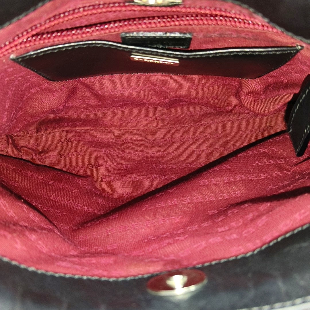Fabric Shoulder Bag Black