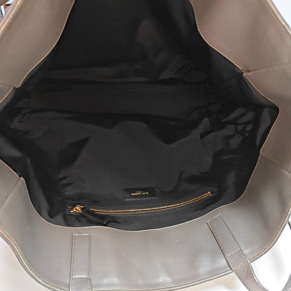SHOPPING BAG Calfskin Gray
