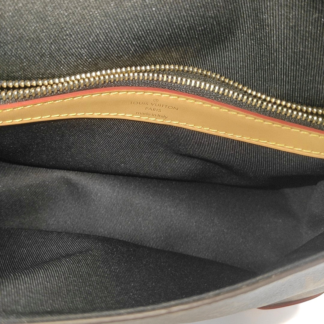 DIANE Monogram Coated Canvas Brown