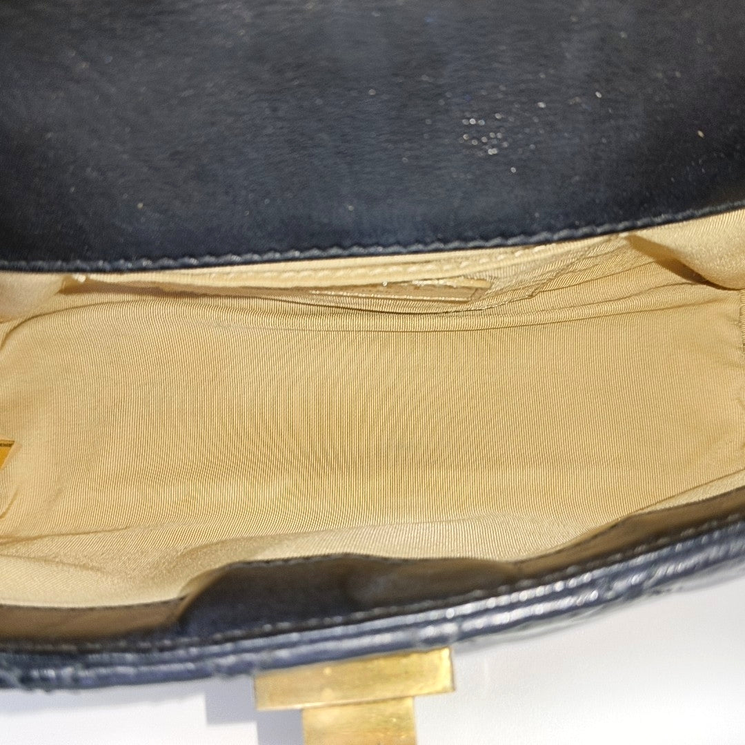 Quilted Calfskin Black