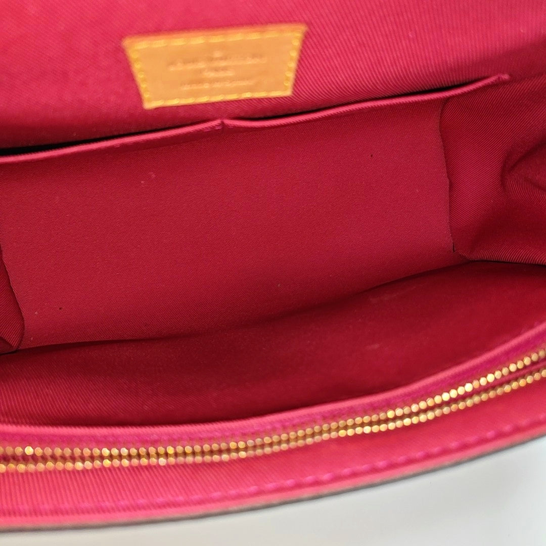 CLUNY PM Monogram Coated Canvas Brown