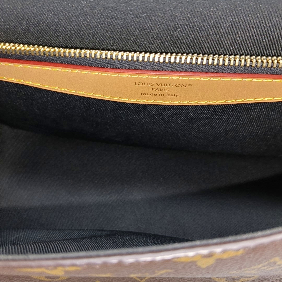 DIANE Monogram Coated Canvas Brown