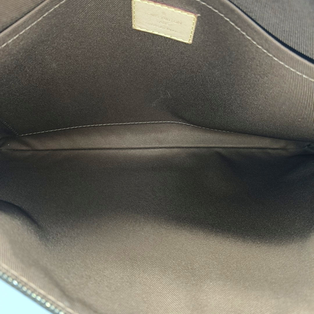Etui Voyage MM Monogram Coated Canvas Brown