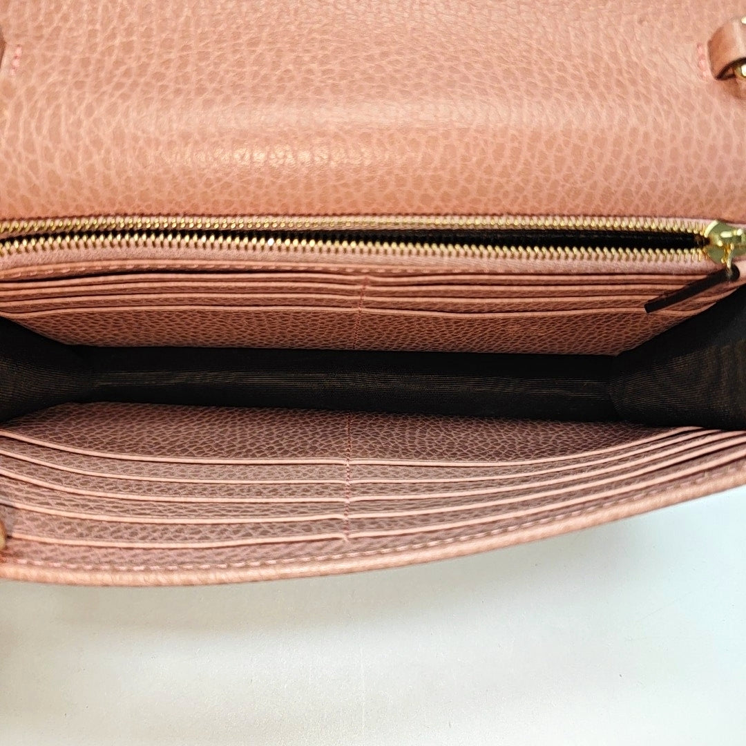 Interlocking G Small Calfskin Pink