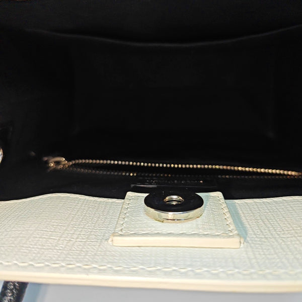 Shopping Bag Super Mini Calfskin White