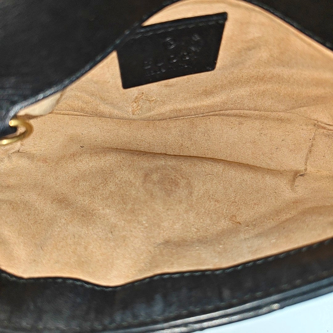 GG Marmont Mini Quilted Calfskin Black