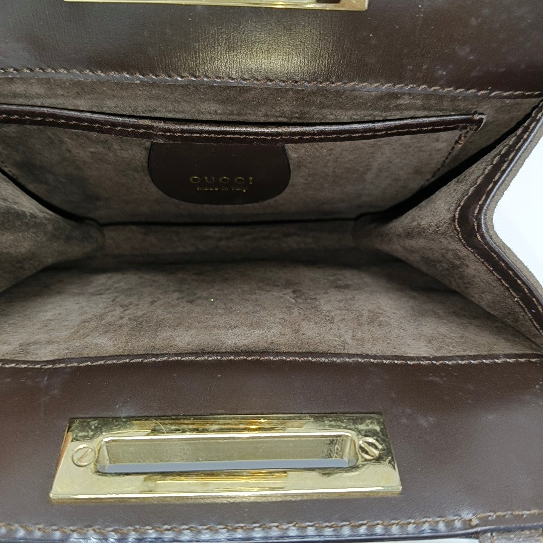 Suede Tote Bag Brown