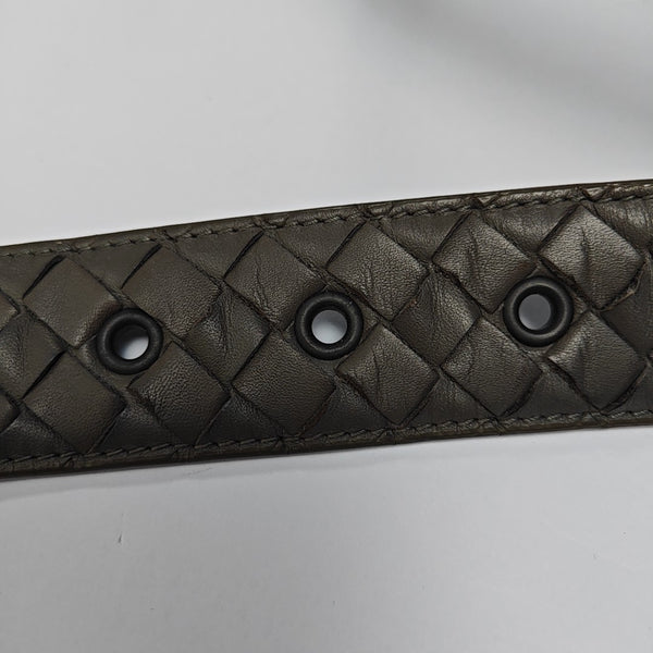 Leather Belt Gray