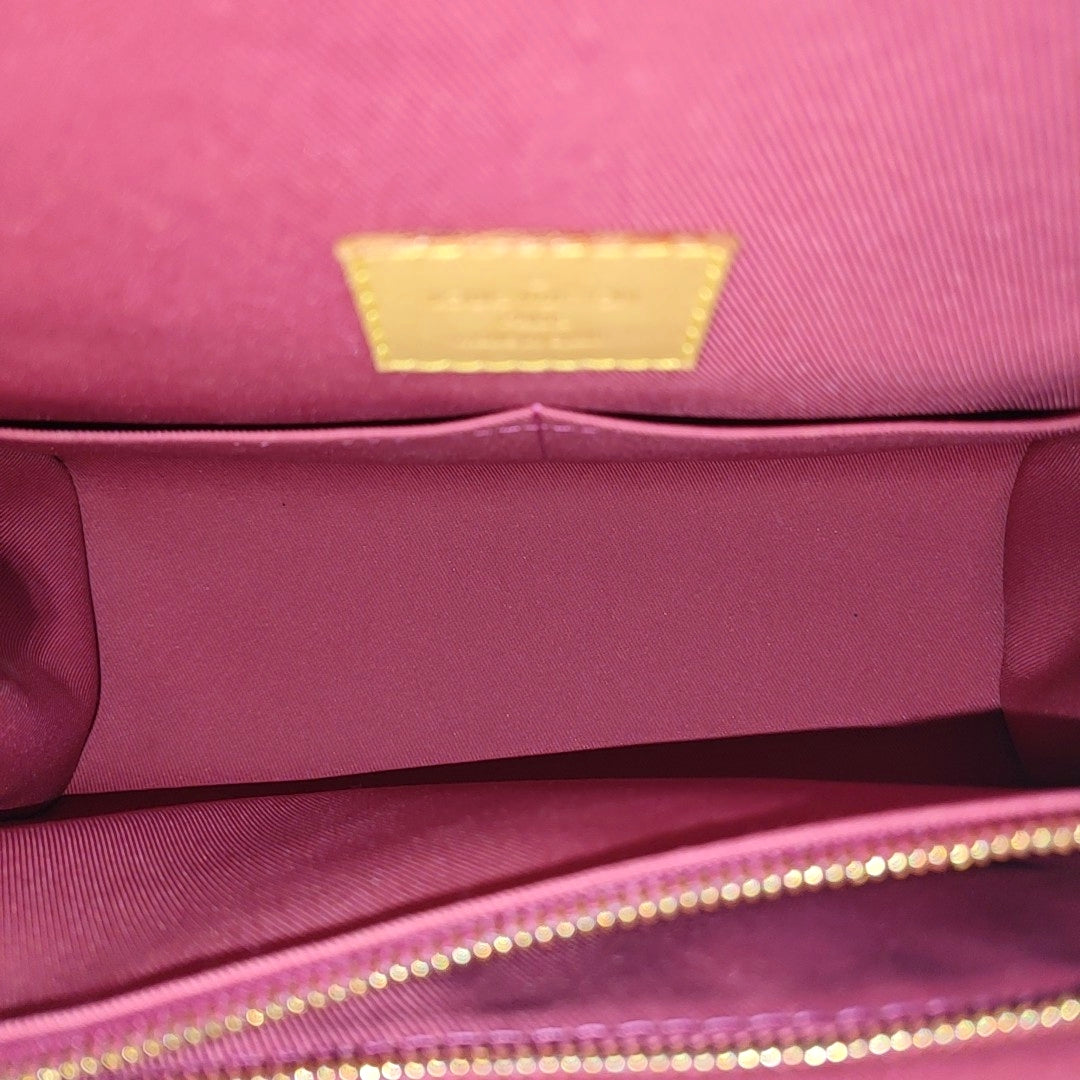 CLUNY PM Monogram Coated Canvas Brown