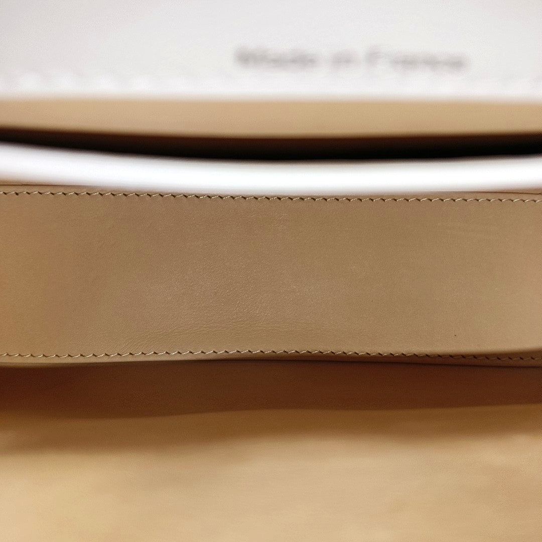 Tempête Small Calfskin White