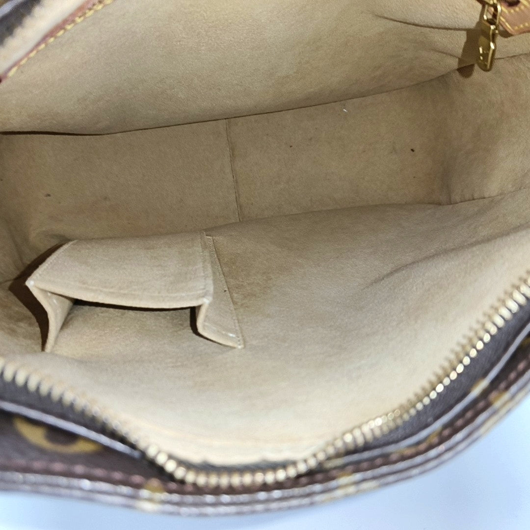 LOOPING GM Monogram Coated Canvas Brown
