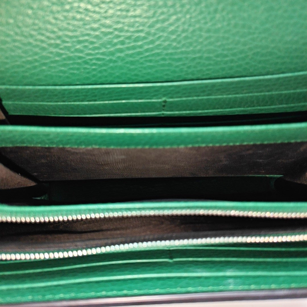 Authenticated pre-owned  Dionysus Mini Calfskin Green - Shoulder Bag at Looply