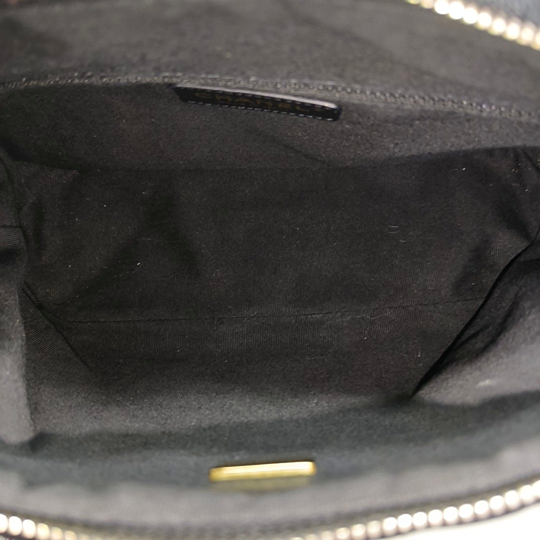 23K Quilted Calfskin Black
