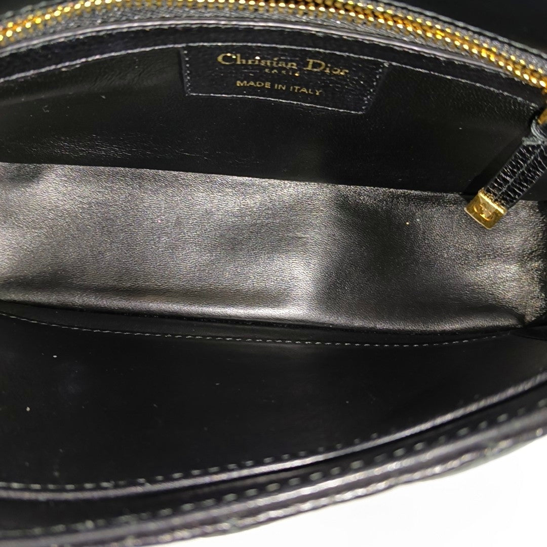 Dior Caro Small Cannage Calfskin Black