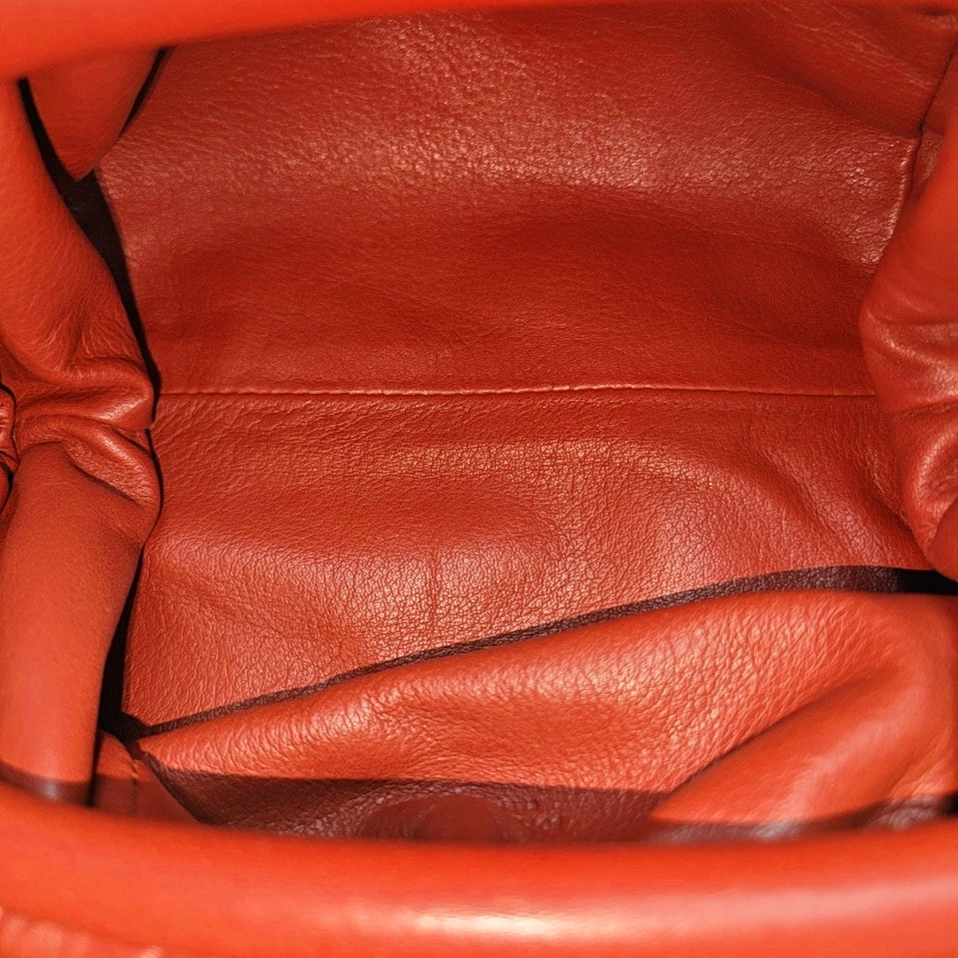The Pouch Mini Calfskin Red