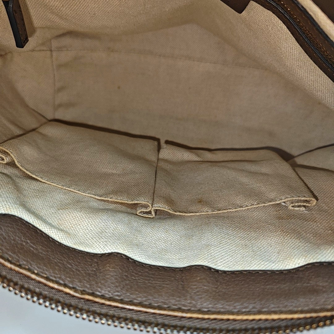 Rania Monogram Canvas Brown