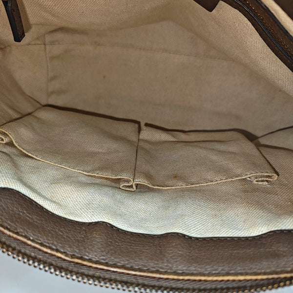 Rania Monogram Canvas Brown