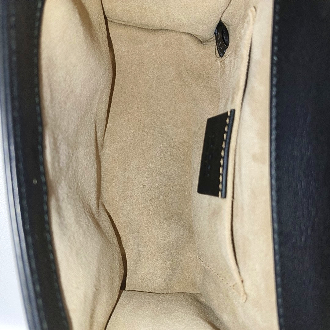 Padlock Small Calfskin Black