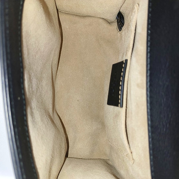 Padlock Small Calfskin Black