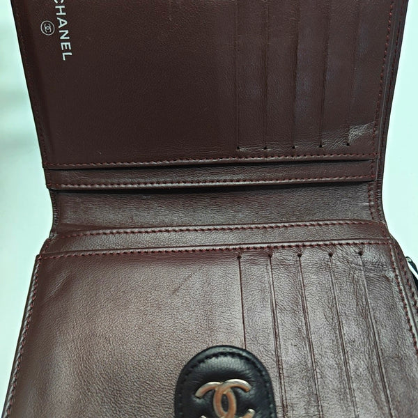 Quilted Lambskin Wallet Black