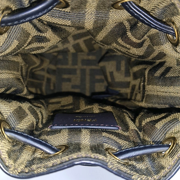 Authenticated pre-owned  Mon Tresor Mini Fabric Brown - Shoulder Bag at Looply