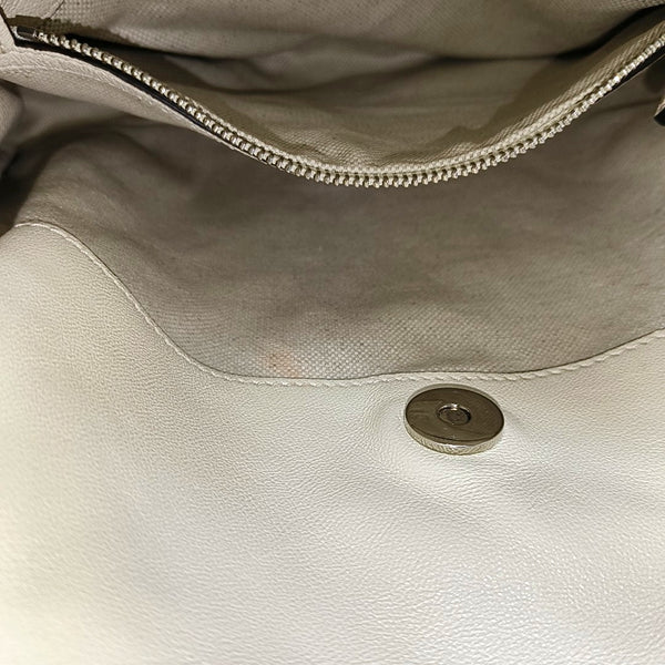 Quilted Calfskin White