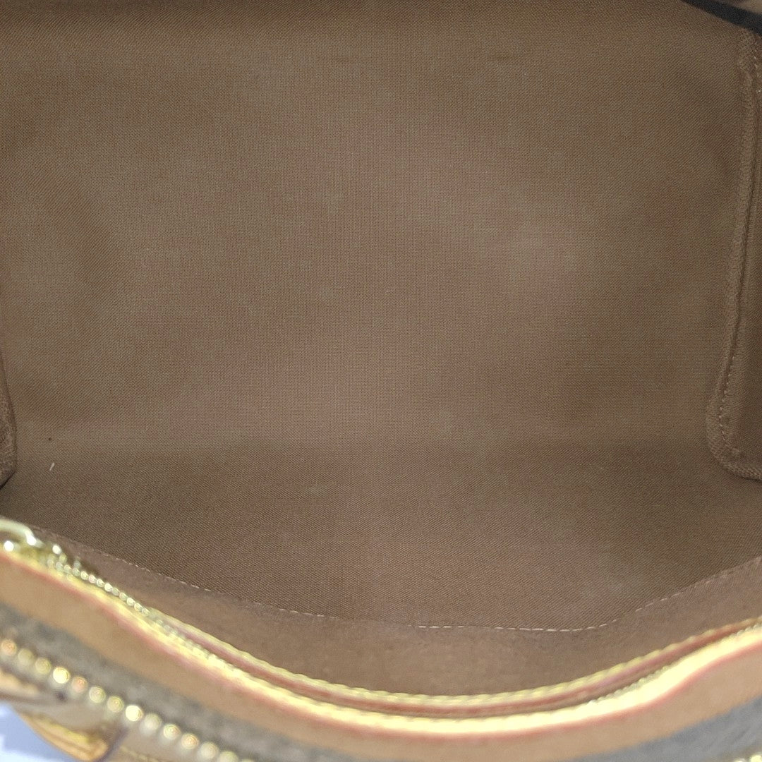 SPEEDY 30 Monogram Coated Canvas Brown