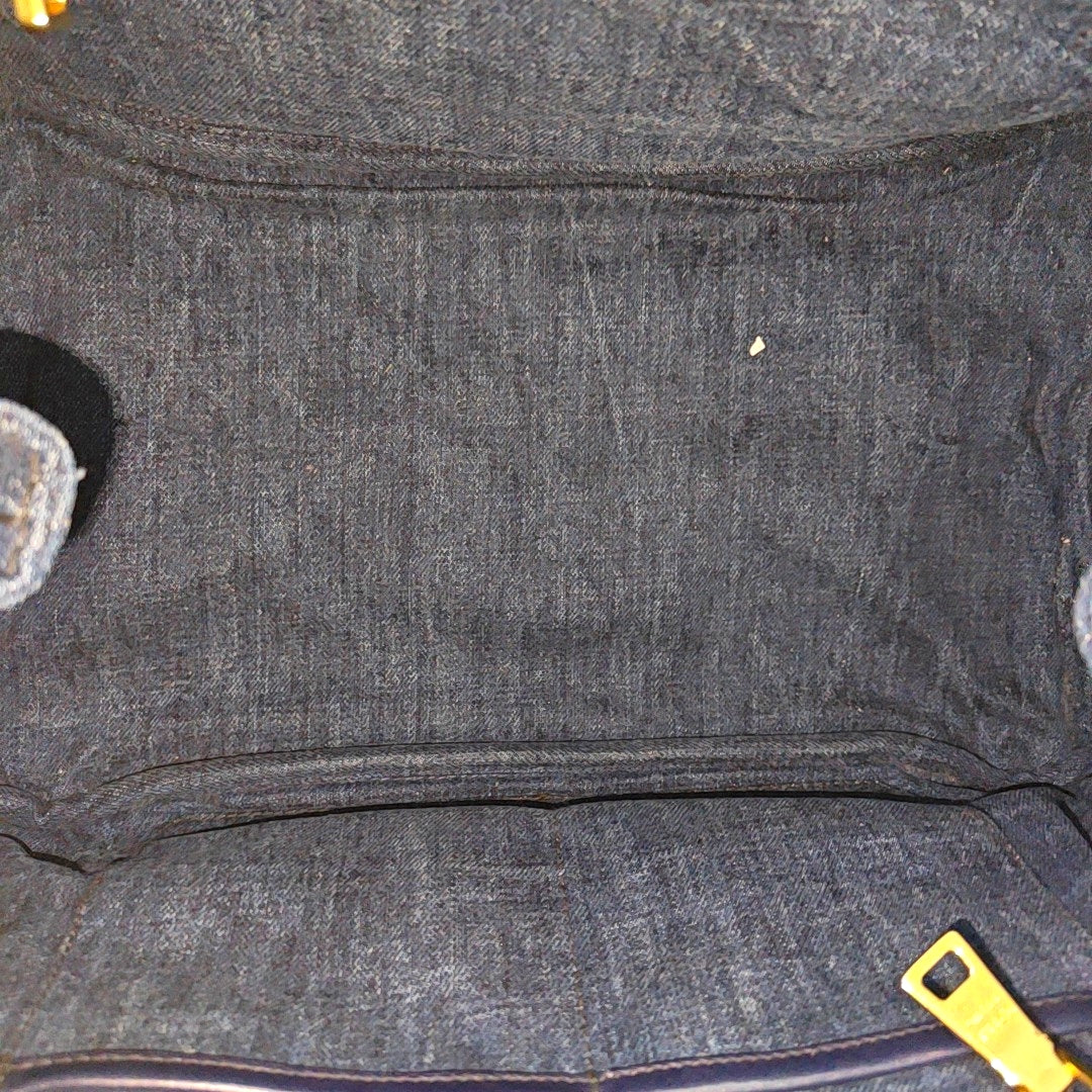 Denim Quilted Denim Blue