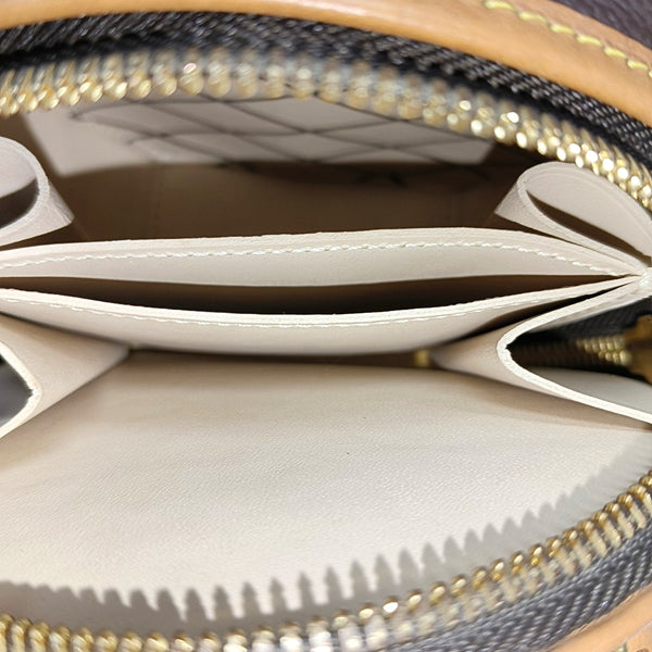 BOITE CHAPEAU Mini Monogram Coated Canvas Brown