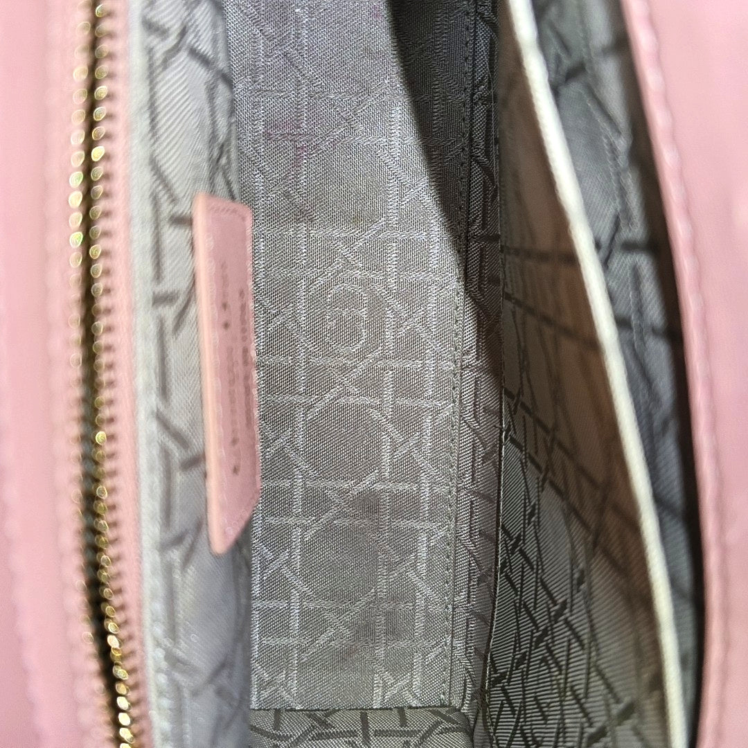 Lady Dior Small Cannage Lambskin Pink