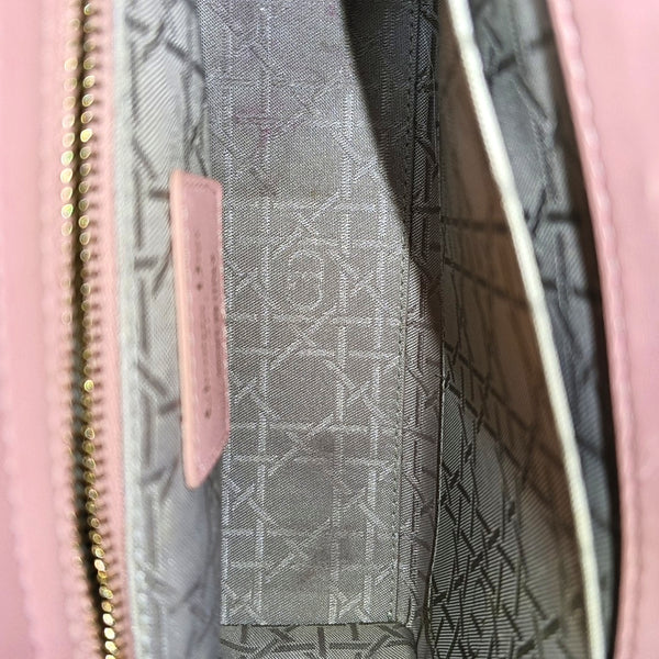 Lady Dior Small Cannage Lambskin Pink