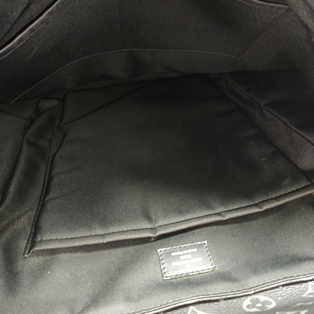 STEAMER Monogram Coated Canvas Black