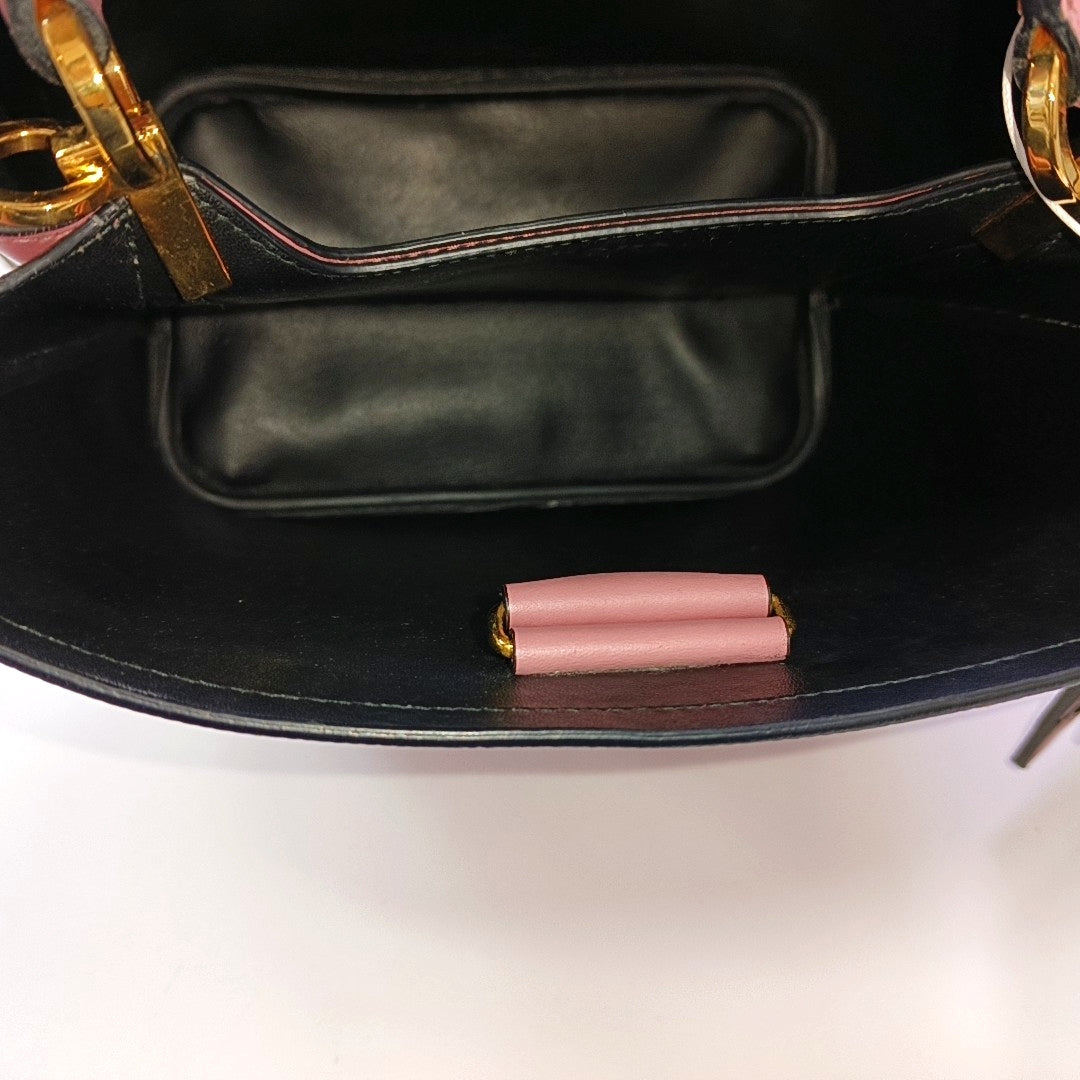 Panier Medium Calfskin Pink